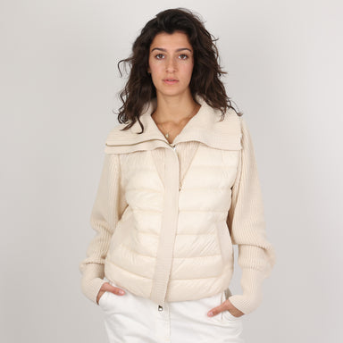 BCBGMaxAzria, Jackets & Coats, Bcbgmaxazria Down Puffer Jacket Coat With  Pillow Collar And Belt Ivory Size S