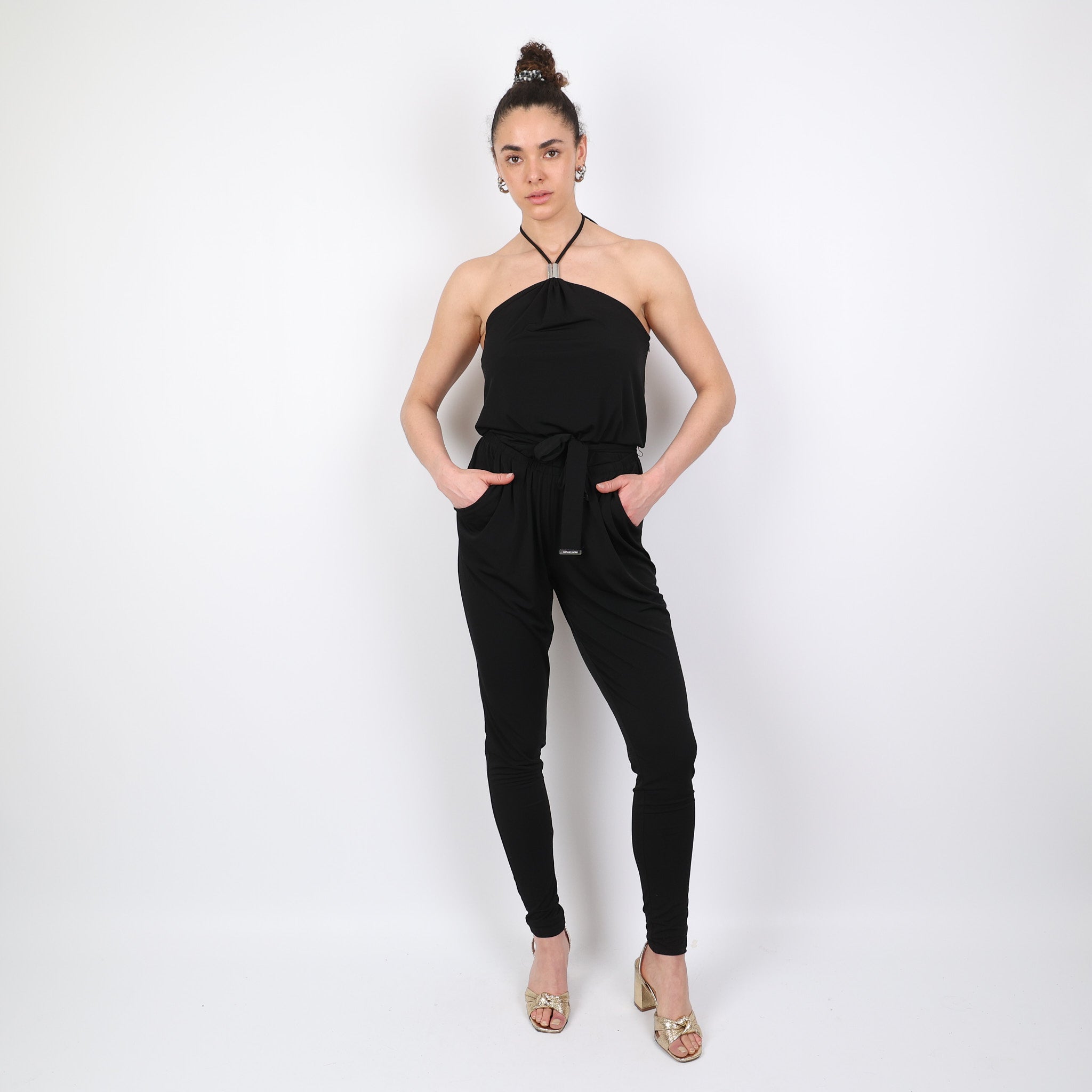 Black jumpsuit sales size 10