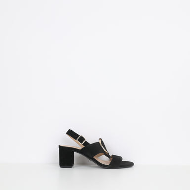 Nicholas Kirkwood Black Suede Penelope Pearl Ankle Strap Sandals