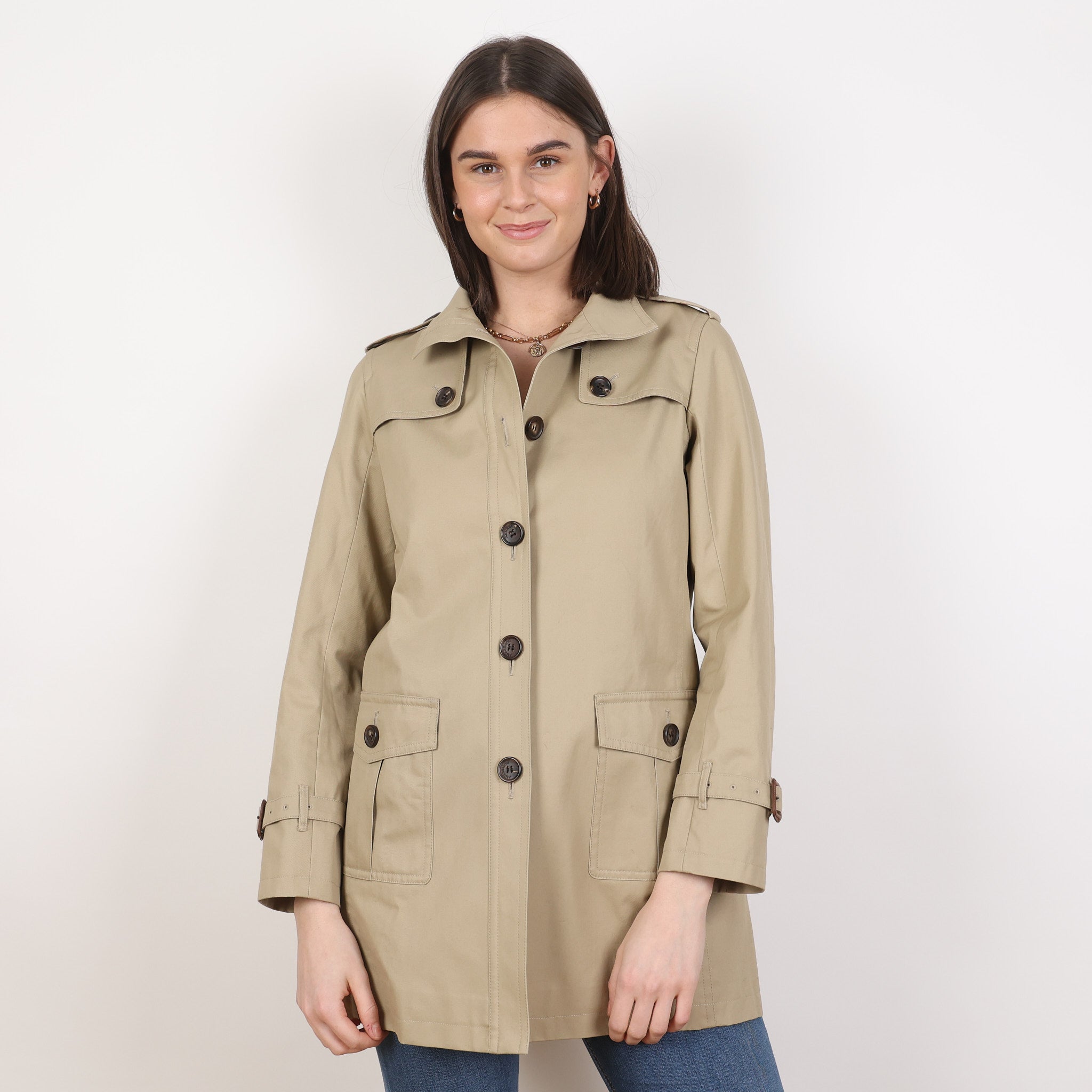 Burberry coat size clearance 8