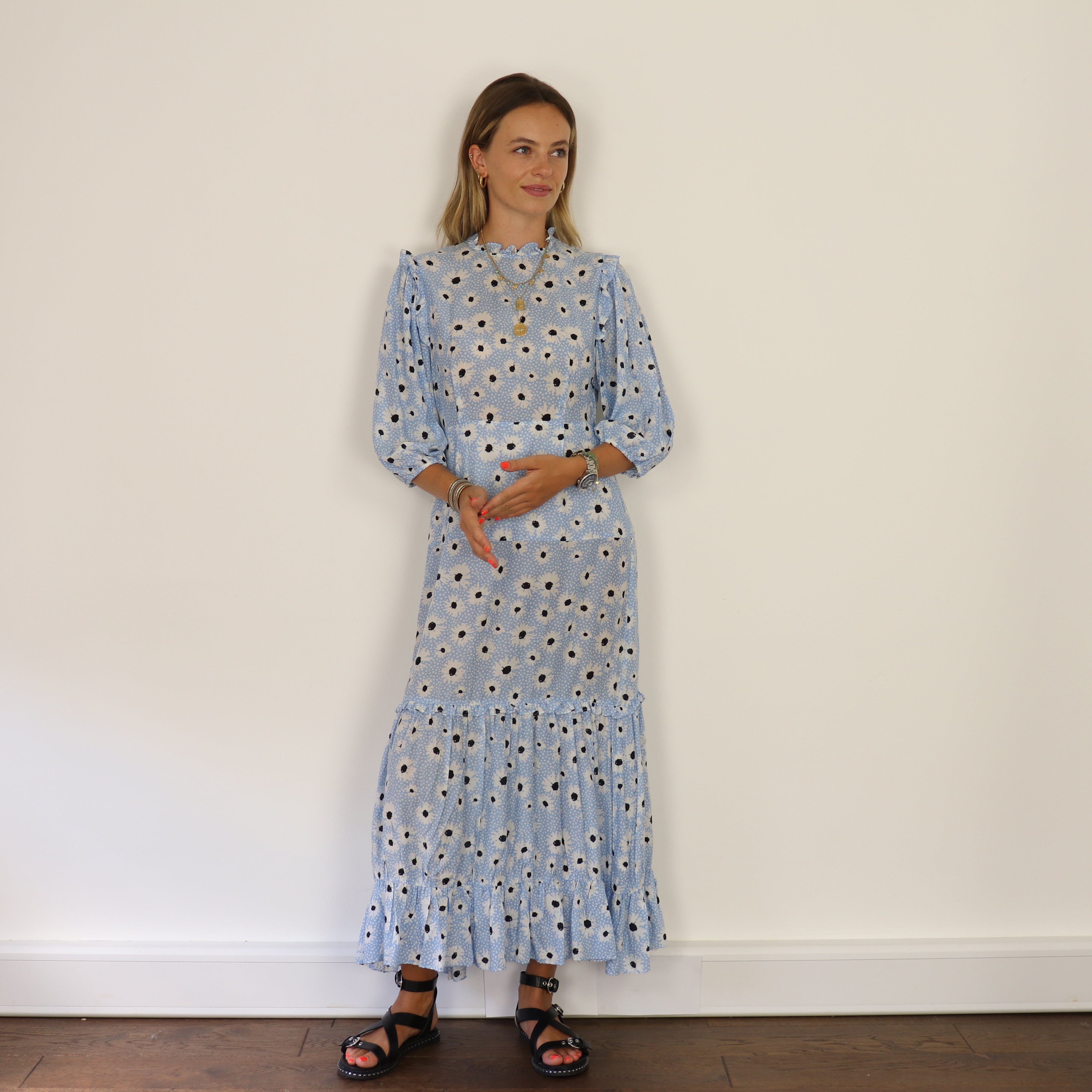 Rixo blue sale daisy dress